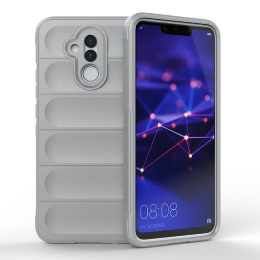 For Huawei Mate 20 Lite Magic Shield TPU + Flannel Phone Case(Grey) - Huawei Cases by buy2fix | Online Shopping UK | buy2fix