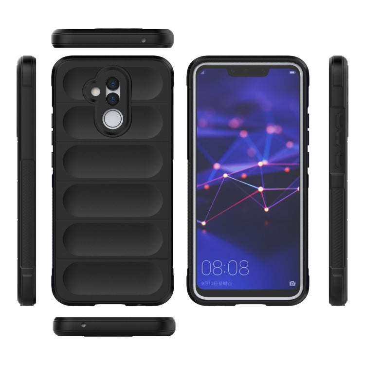 For Huawei Mate 20 Lite Magic Shield TPU + Flannel Phone Case(Purple) - Huawei Cases by buy2fix | Online Shopping UK | buy2fix