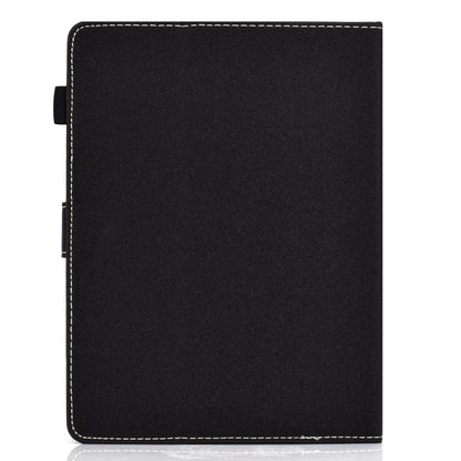 For 7 inch Solid Color Tablet PC Universal Magnetic Horizontal Flip Leather Case with Card Slots & Holder(Black) - 7 inch by buy2fix | Online Shopping UK | buy2fix