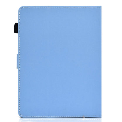 For 7 inch Solid Color Tablet PC Universal Magnetic Horizontal Flip Leather Case with Card Slots & Holder(Blue) - 7 inch by buy2fix | Online Shopping UK | buy2fix