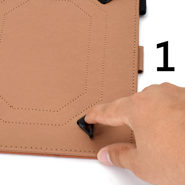 For 7 inch Solid Color Tablet PC Universal Magnetic Horizontal Flip Leather Case with Card Slots & Holder(Blue) - 7 inch by buy2fix | Online Shopping UK | buy2fix