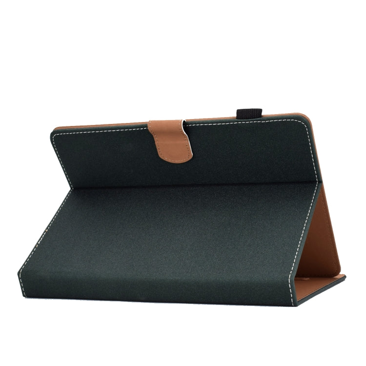 For 7 inch Solid Color Tablet PC Universal Magnetic Horizontal Flip Leather Case with Card Slots & Holder(Green) - 7 inch by buy2fix | Online Shopping UK | buy2fix