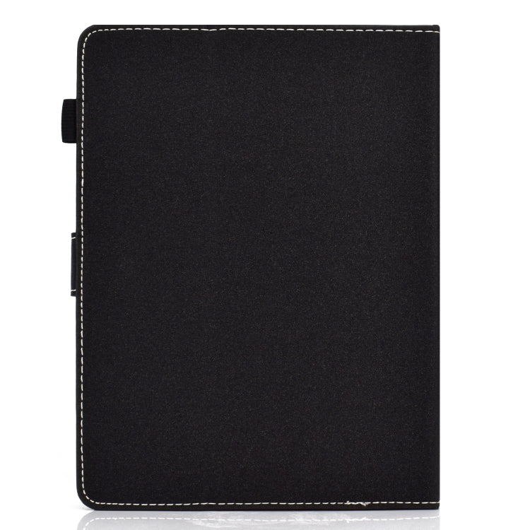 For 8 inch Solid Color Tablet PC Universal Magnetic Horizontal Flip Leather Case with Card Slots & Holder(Black) - 8 inch by buy2fix | Online Shopping UK | buy2fix
