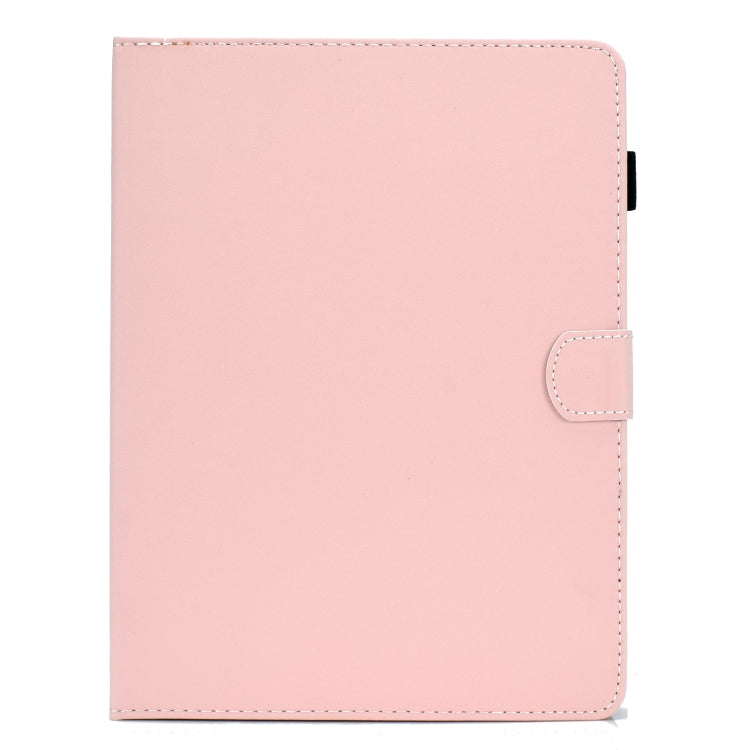 For 8 inch Solid Color Tablet PC Universal Magnetic Horizontal Flip Leather Case with Card Slots & Holder(Pink) - 8 inch by buy2fix | Online Shopping UK | buy2fix