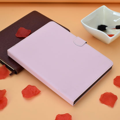 For 8 inch Solid Color Tablet PC Universal Magnetic Horizontal Flip Leather Case with Card Slots & Holder(Pink) - 8 inch by buy2fix | Online Shopping UK | buy2fix