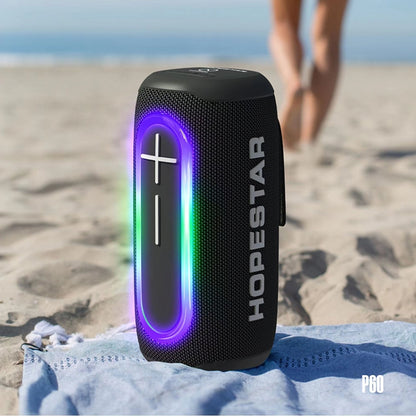 HOPESTAR P60 IPX6 Waterproof 10W 66mm Outdoor Bluetooth Speaker(Blue) - Waterproof Speaker by HOPESTAR | Online Shopping UK | buy2fix