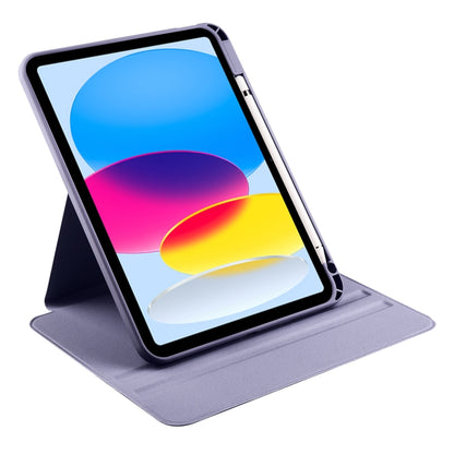 For iPad 2025 / 2022 Acrylic 360 Degree Rotation Holder Tablet Leather Case(Lavender Purple) - iPad 2025 / 2022 Cases by buy2fix | Online Shopping UK | buy2fix