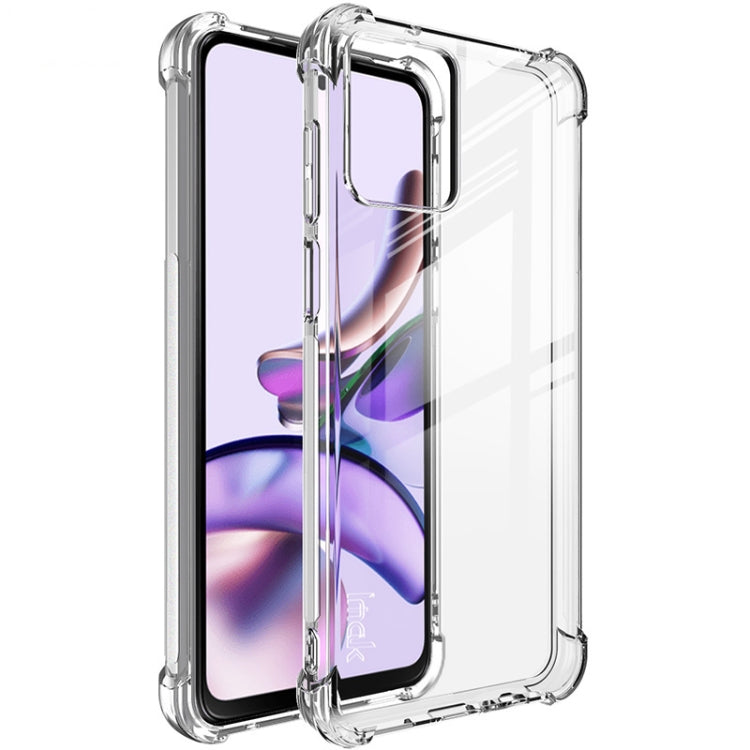 For Motorola Moto G53 5G imak Shockproof Airbag TPU Phone Case(Transparent) - Motorola Cases by imak | Online Shopping UK | buy2fix