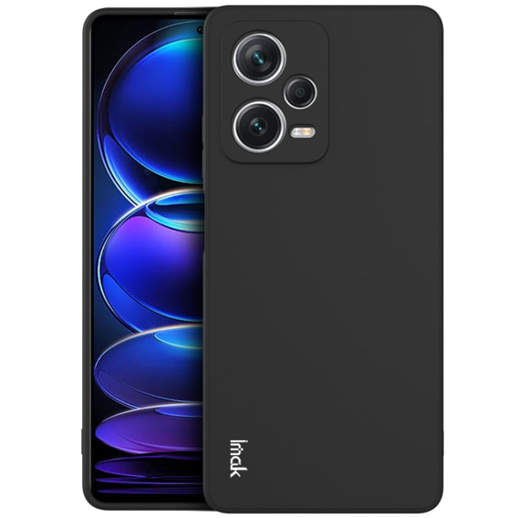 For Xiaomi Redmi Note 12 Pro+ 5G China / India IMAK UC-4 Series Straight Edge TPU Soft Phone Case(Black) - Xiaomi Cases by imak | Online Shopping UK | buy2fix