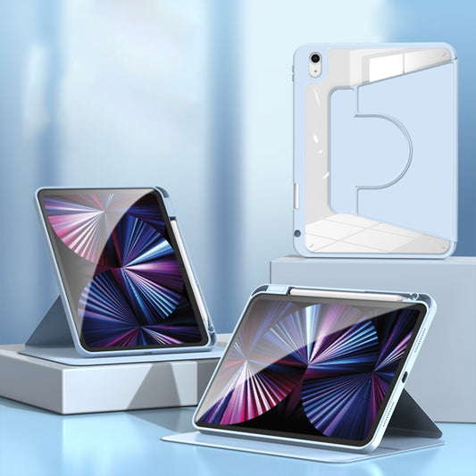 2 in 1 Acrylic Split Rotating Leather Tablet Case For iPad 2025 / 2022(Ice Blue) - iPad 2025 / 2022 Cases by buy2fix | Online Shopping UK | buy2fix