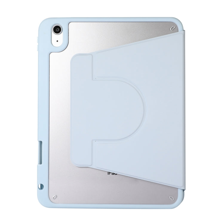 2 in 1 Acrylic Split Rotating Leather Tablet Case For iPad 2025 / 2022(Ice Blue) - iPad 2025 / 2022 Cases by buy2fix | Online Shopping UK | buy2fix