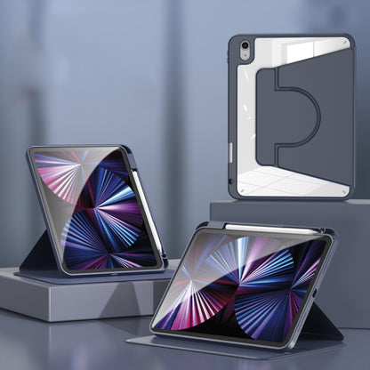 2 in 1 Acrylic Split Rotating Leather Tablet Case For iPad 2025 / 2022(Dark Blue) - iPad 2025 / 2022 Cases by buy2fix | Online Shopping UK | buy2fix
