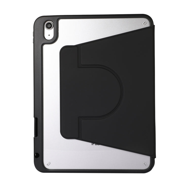 2 in 1 Acrylic Split Rotating Leather Tablet Case For iPad 2025 / 2022(Black) - iPad 2025 / 2022 Cases by buy2fix | Online Shopping UK | buy2fix