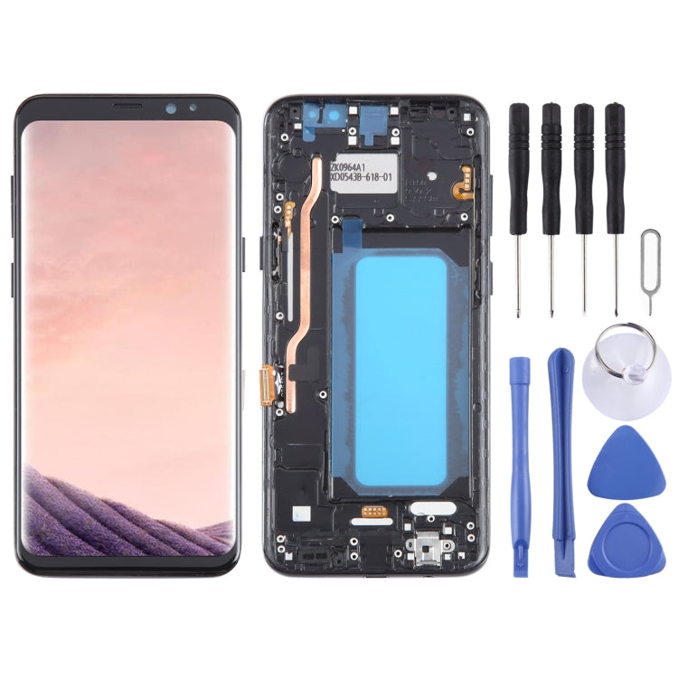 TFT LCD Screen for Samsung Galaxy S8+ SM-G955 Digitizer Full Assembly with Frame(Black) - LCD Screen by buy2fix | Online Shopping UK | buy2fix