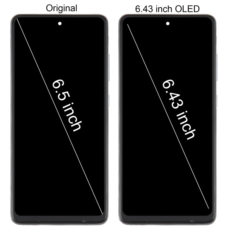 For Samsung Galaxy A52s 5G SM-A528 OLED LCD Screen Digitizer Full Assembly with Frame - LCD Screen by buy2fix | Online Shopping UK | buy2fix