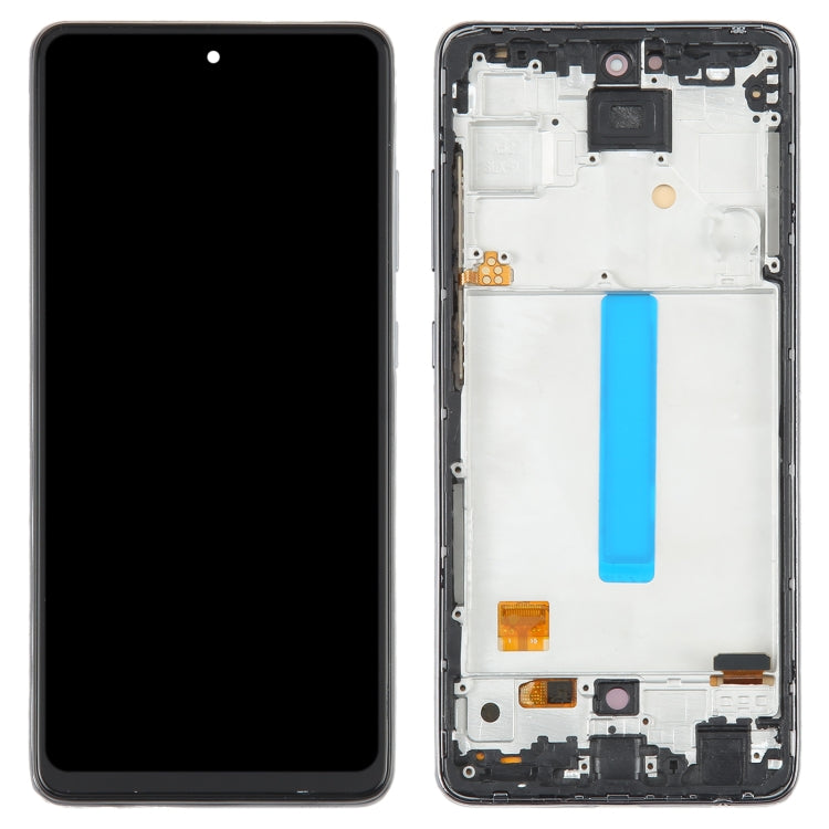 For Samsung Galaxy A52 4G SM-A525 6.43 inch OLED LCD Screen Digitizer Full Assembly with Frame(Black) - LCD Screen by buy2fix | Online Shopping UK | buy2fix