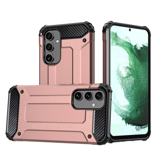 For Samsung Galaxy A54 5G Magic Armor TPU Hard PC Phone Case(Rose Gold)