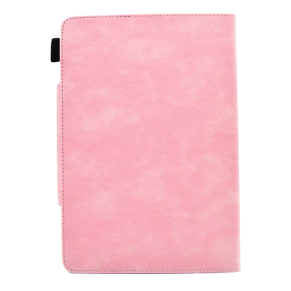 For 7 inch Suede Cross Texture Magnetic Clasp Leather Tablet Case(Pink) - 7 inch by buy2fix | Online Shopping UK | buy2fix