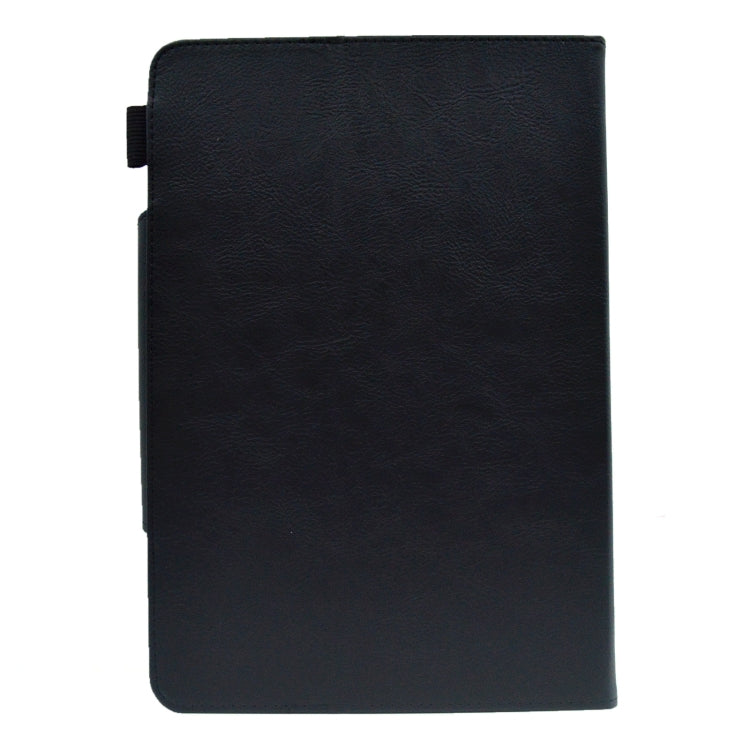 For 8 inch Suede Cross Texture Magnetic Clasp Leather Tablet Case(Black) - 8 inch by buy2fix | Online Shopping UK | buy2fix