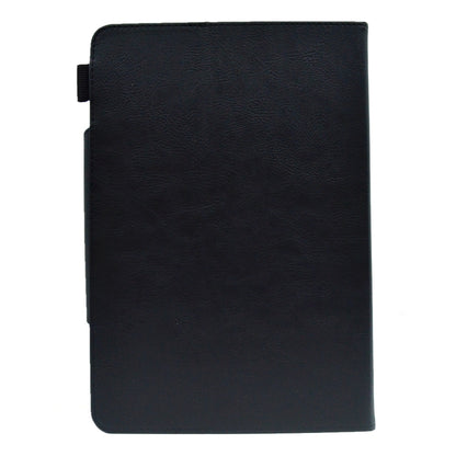 For 8 inch Suede Cross Texture Magnetic Clasp Leather Tablet Case(Black) - 8 inch by buy2fix | Online Shopping UK | buy2fix