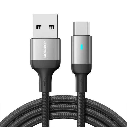 JOYROOM S-UC027A10 Extraordinary Series 3A USB-A to USB-C / Type-C Fast Charging Data Cable, Cable Length:1.2m(Black) by JOYROOM
