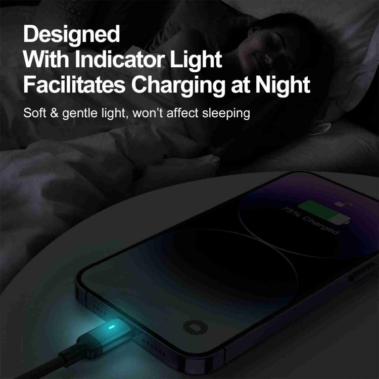 JOYROOM S-UL012A10 Extraordinary Series 2.4A USB-A to 8 Pin Fast Charging Data Cable, Cable Length:1.2m(White) by JOYROOM