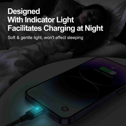 JOYROOM S-UL012A10 Extraordinary Series 2.4A USB-A to 8 Pin Fast Charging Data Cable, Cable Length:1.2m(White) by JOYROOM