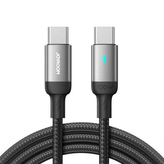 JOYROOM S-CC100A10 Extraordinary Series 100W USB-C / Type-C vers USB-C / Type-C Câble de données de charge rapide, longueur du câble: 1,2 m (noir)