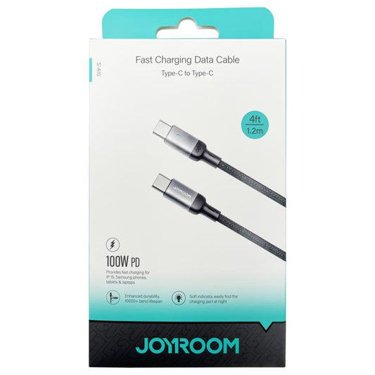 JOYROOM S-CC100A10 Extraordinary Series 100W USB-C / Type-C to USB-C / Type-C Fast Charging Data Cable, Cable Length:1.2m(Black) by JOYROOM
