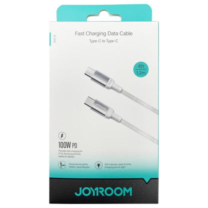 JOYROOM S-CC100A10 Extraordinary Series 100W USB-C / Type-C to USB-C / Type-C Fast Charging Data Cable, Cable Length:1.2m(White) by JOYROOM