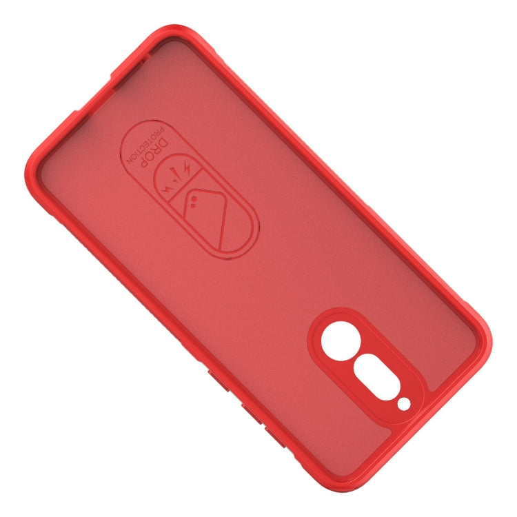 For Huawei Mate 10 Lite Magic Shield TPU + Flannel Phone Case(Red) - Huawei Cases by buy2fix | Online Shopping UK | buy2fix