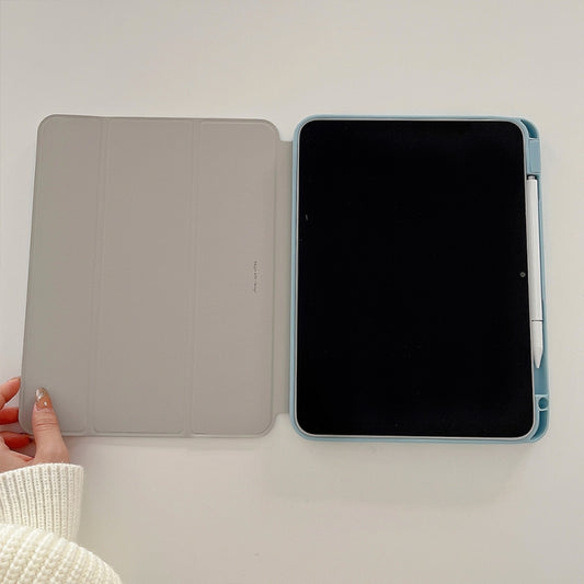 Magnetic Detachable Painted Tablet Leather Case For iPad 10.2 2021 / 2020 / 2019(Blue Heart) - iPad 10.2 Cases by buy2fix | Online Shopping UK | buy2fix