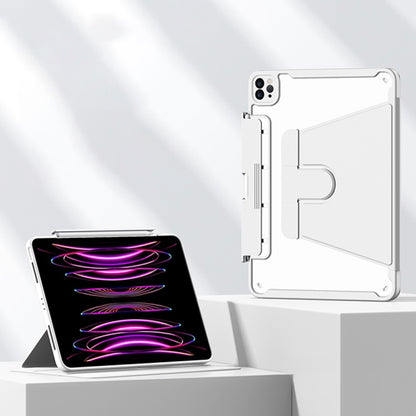 Detachable Rotating Leather Tablet Case For iPad Pro 10.5(White) - iPad Pro 10.5 inch Cases by buy2fix | Online Shopping UK | buy2fix