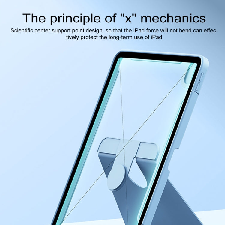 For Huawei MatePad 11 Detachable Rotating Leather Tablet Case(Grey) - Huawei by buy2fix | Online Shopping UK | buy2fix