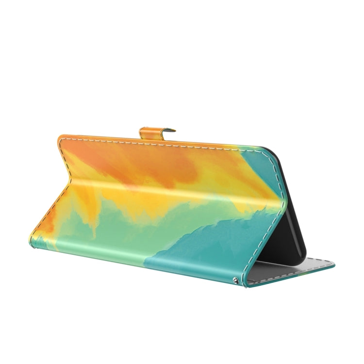 For OnePlus 11 Watercolor Pattern Flip Leather Phone Case(Autumn Leaf) by buy2fix