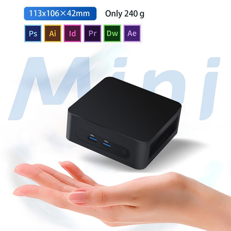 ZX03 Windows 11 Mini PC, Intel Twin Lake N150, Support Dual HDMI Output, Spec:16GB+256GB(US Plug) by buy2fix