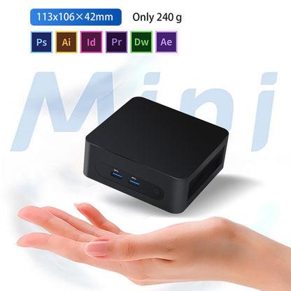 ZX03 Windows 11 Mini PC, Intel Twin Lake N150, Support Dual HDMI Output, Spec:16GB+256GB(US Plug) by buy2fix