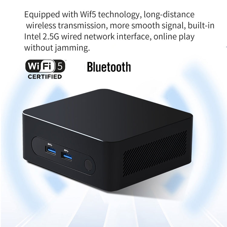 ZX03 Windows 11 Mini PC, Intel Twin Lake N150, Support Dual HDMI Output, Spec:16GB+256GB(EU Plug) by buy2fix
