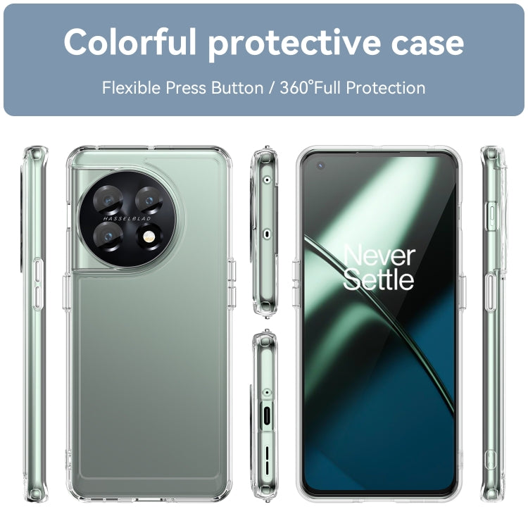 For OnePlus 11 Candy Series TPU Phone Case(Transparent) - OnePlus Cases by buy2fix | Online Shopping UK | buy2fix