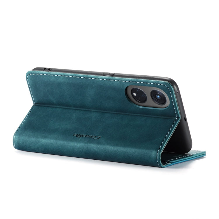 For OPPO Reno8 T 5G CaseMe 013 Multifunctional Horizontal Flip Leather Phone Case(Blue) by CaseMe