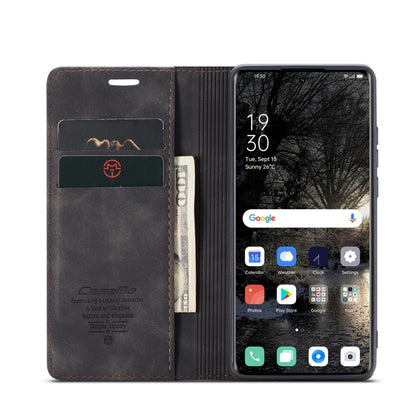 For OPPO Reno8 T 5G CaseMe 013 Multifunctional Horizontal Flip Leather Phone Case(Black) by CaseMe