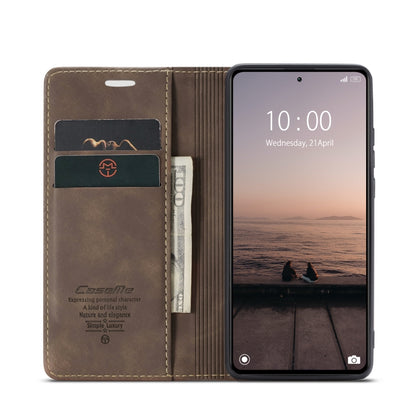 For Xiaomi Redmi Note 12 Pro 5G / Poco X5 Pro CaseMe 013 Multifunctional Horizontal Flip Leather Phone Case(Coffee) by CaseMe