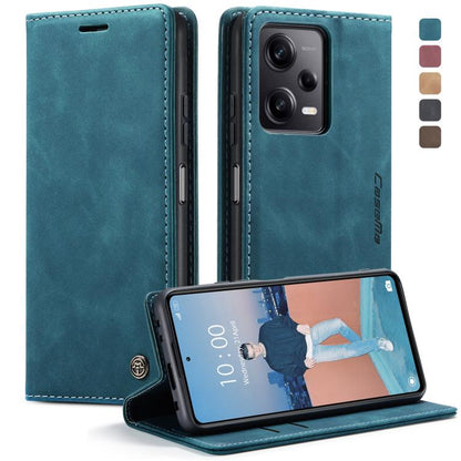 For Xiaomi Redmi Note 12 Pro 5G / Poco X5 Pro CaseMe 013 Multifunctional Horizontal Flip Leather Phone Case(Blue) by CaseMe