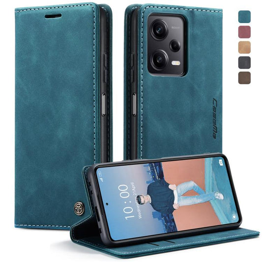 For Xiaomi Redmi Note 12 Pro 5G / Poco X5 Pro CaseMe 013 Multifunctional Horizontal Flip Leather Phone Case(Blue) by CaseMe