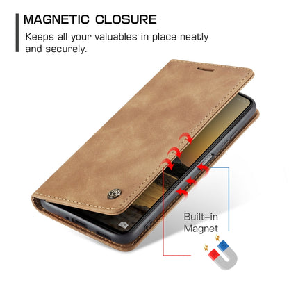 For Xiaomi Redmi Note 12 Pro 5G / Poco X5 Pro CaseMe 013 Multifunctional Horizontal Flip Leather Phone Case(Brown) by CaseMe