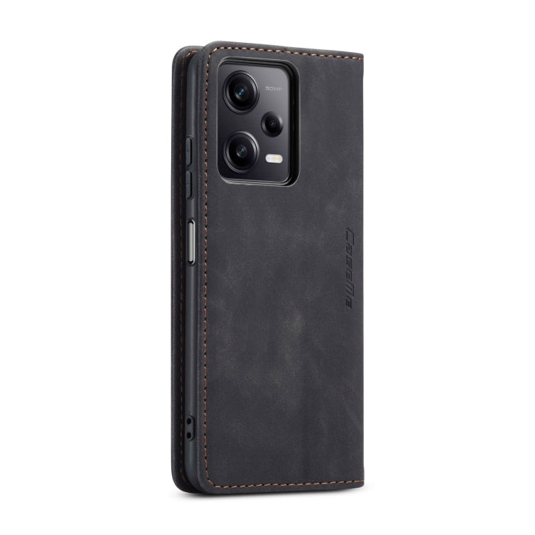 For Xiaomi Redmi Note 12 Pro 5G / Poco X5 Pro CaseMe 013 Multifunctional Horizontal Flip Leather Phone Case(Black) by CaseMe