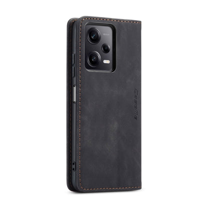 For Xiaomi Redmi Note 12 Pro 5G / Poco X5 Pro CaseMe 013 Multifunctional Horizontal Flip Leather Phone Case(Black) by CaseMe