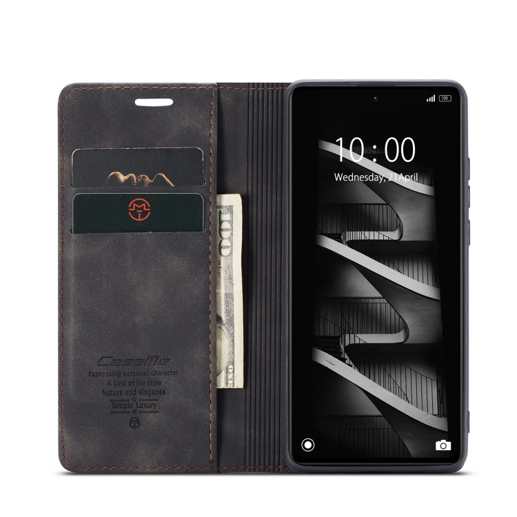 For Xiaomi Redmi Note 12 Pro 5G / Poco X5 Pro CaseMe 013 Multifunctional Horizontal Flip Leather Phone Case(Black) by CaseMe
