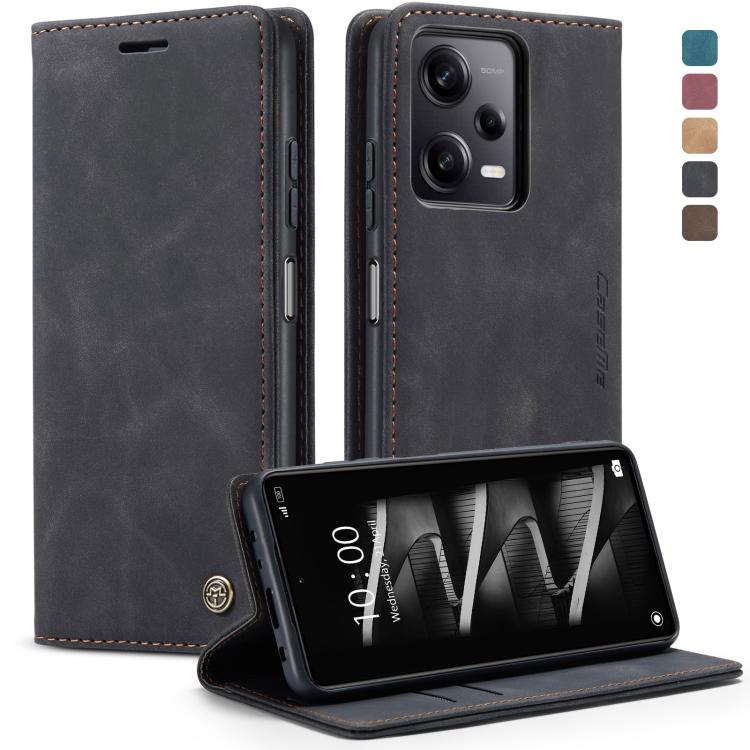 For Xiaomi Redmi Note 12 Pro 5G / Poco X5 Pro CaseMe 013 Multifunctional Horizontal Flip Leather Phone Case(Black) by CaseMe