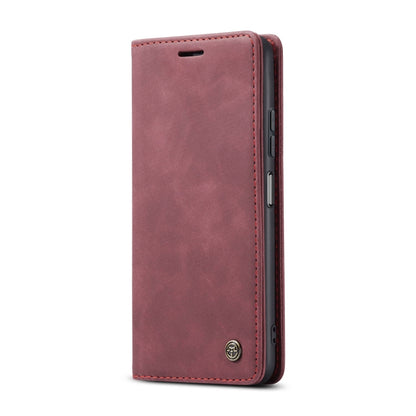For Xiaomi Redmi Note 12 Pro+ 5G CaseMe 013 Multifunctional Horizontal Flip Leather Phone Case(Wine Red) by CaseMe